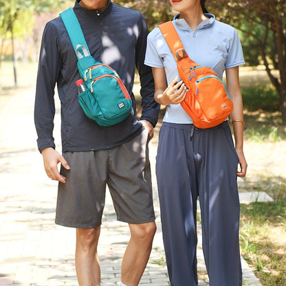 Nylon belt bag, Trendy Zipper Sling Bag with Side Pocket for Outdoor Sports